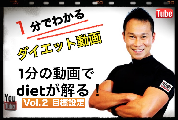 １分でわかるダイエット動画　vol.2「目標設定」